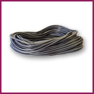 Black PVC Sleeving Hanks