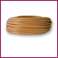 Brown 8mm x 100Metres PVC Sleeving Hanks