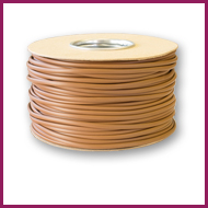 Brown PVC Sleeving Reel