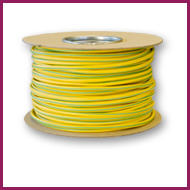 PVC Sleeving Green & Yellow Reels