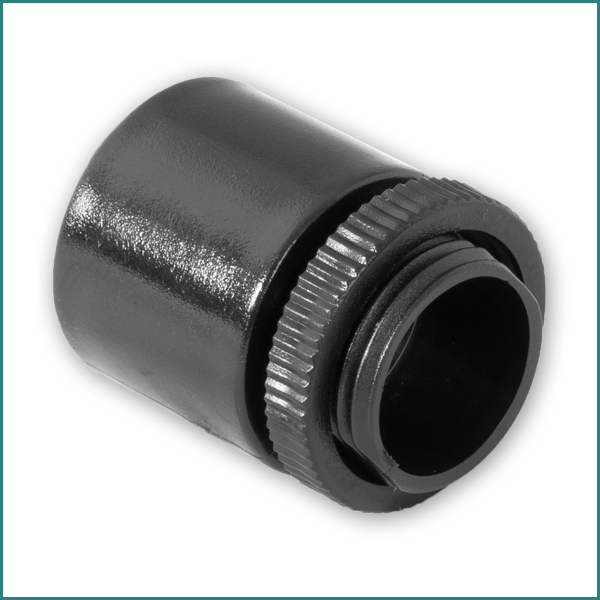 PVC Conduit Male Adaptor Black