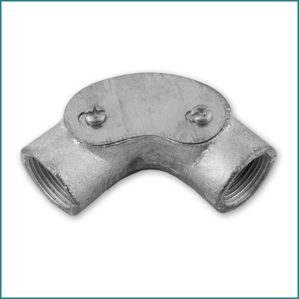 Galvanised Conduit Elbow Inpection Fitting