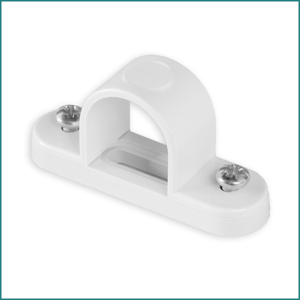 PVC Spacer Bar Saddle White