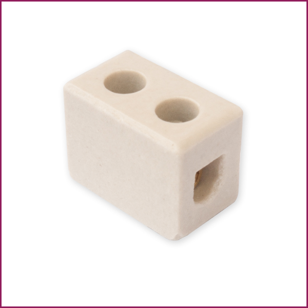 Porcelain 5 Amp 1 Way Strip Connector